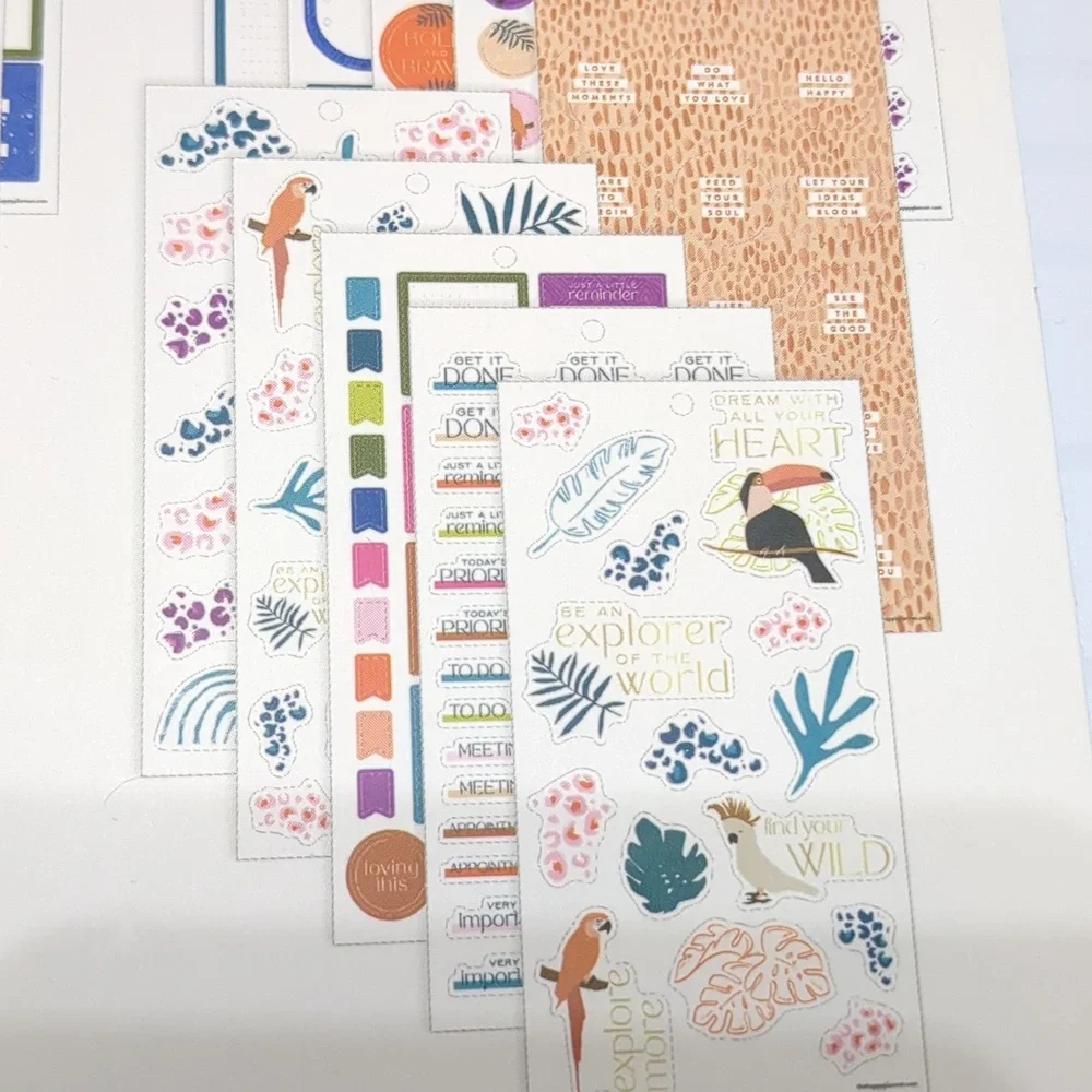 Happy Planner Tropical Boho Stickers